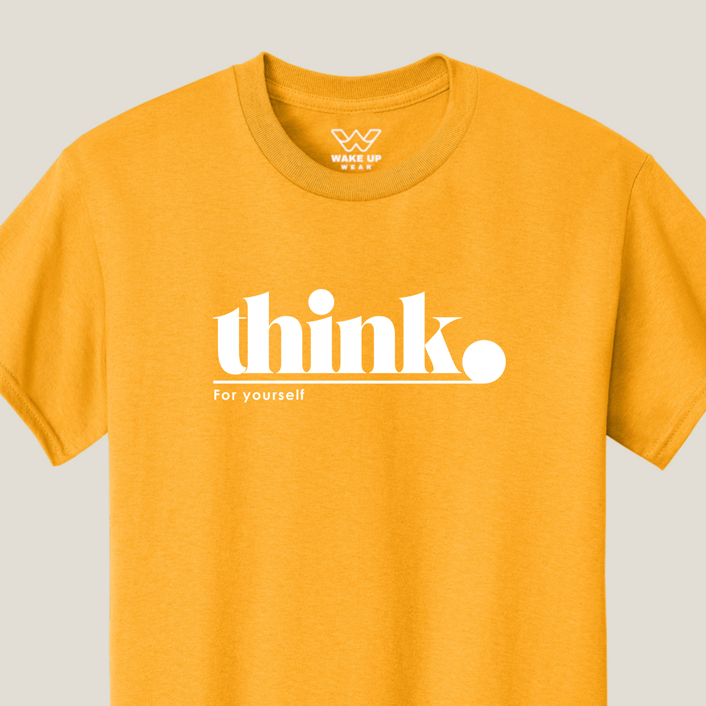 Think T-shirt – Statement shirt voor bewuste denkers