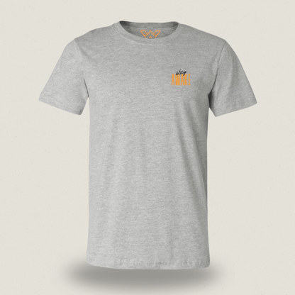 Stay Awake T-shirt – Statement met Borst- en Rugopdruk