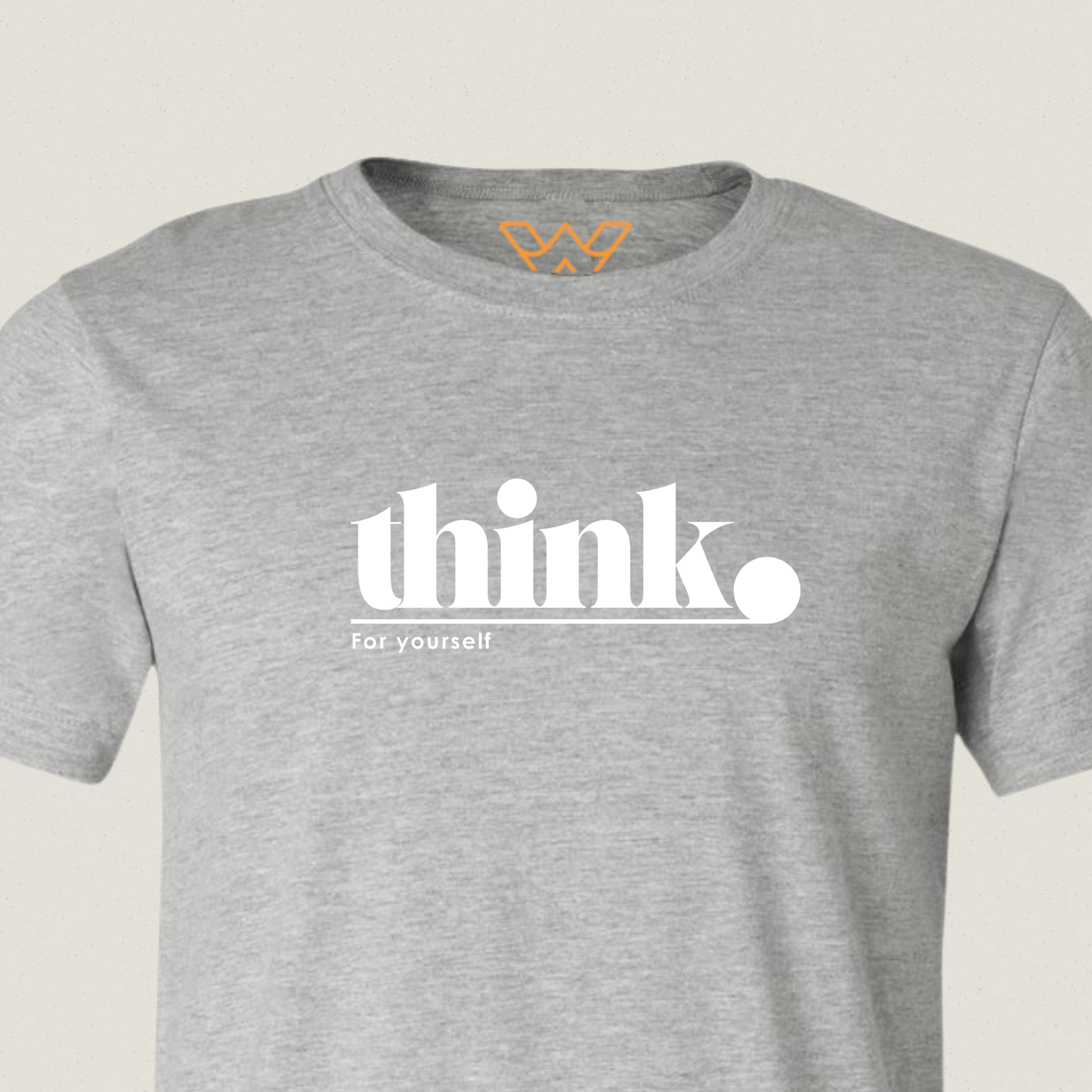 Think T-shirt – Statement shirt voor bewuste denkers