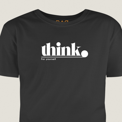 Think T-shirt – Statement shirt voor bewuste denkers