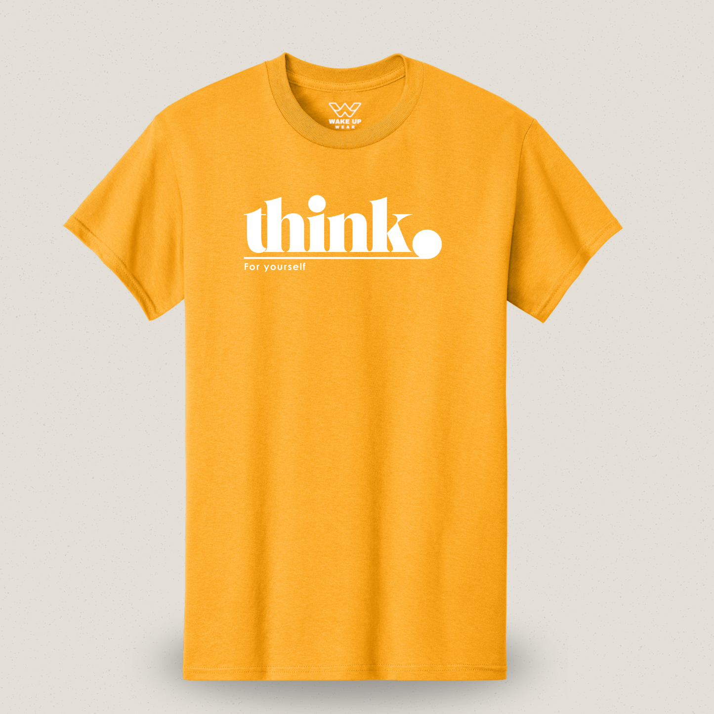 Think T-shirt – Statement shirt voor bewuste denkers