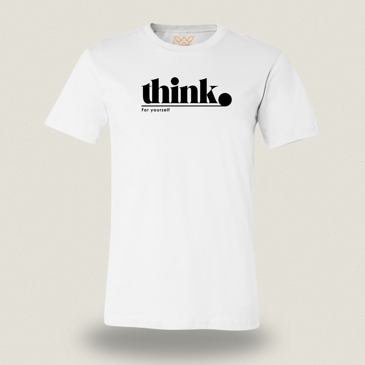 Think T-shirt – Statement shirt voor bewuste denkers