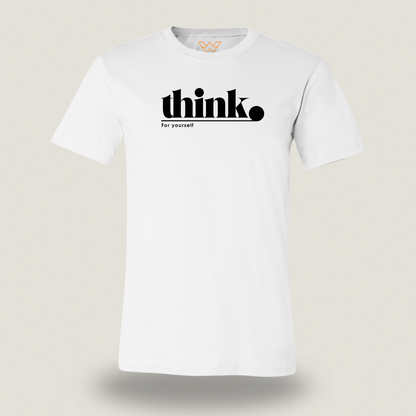 Think T-shirt – Statement shirt voor bewuste denkers
