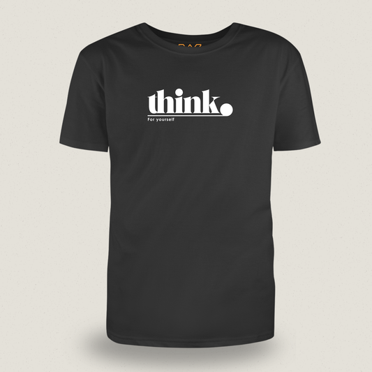 Think T-shirt – Statement shirt voor bewuste denkers
